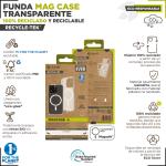 Capa para Telemóvel Muvit for Change iPhone 15 Pro Max Clear Magnética