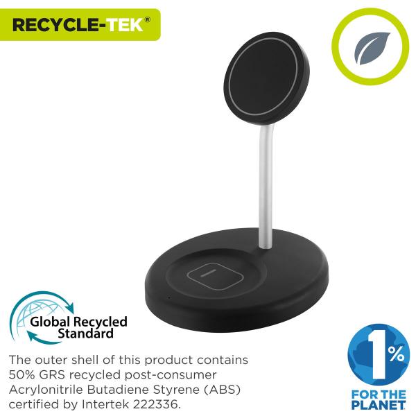 Carregador sem Fios Muvit for Change APH-WC109 Preto