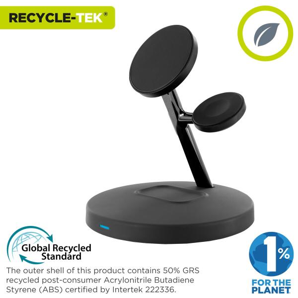 Carregador sem Fios Muvit for Change APH-MWC3 Preto