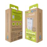 Carregador de Parede Muvit for Change HC-263 Branco 18 W 30 W