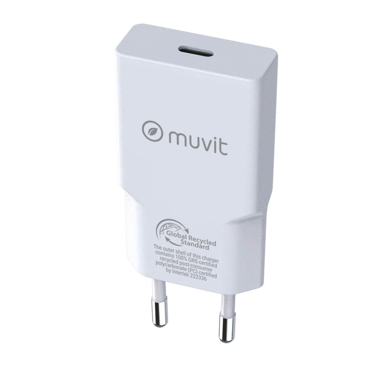 Carregador de Parede Muvit for Change HC-261 Branco