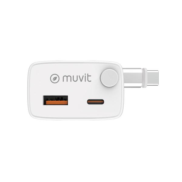 Carregador de Parede Muvit WCEU63-30-AC2 Branco 30 W