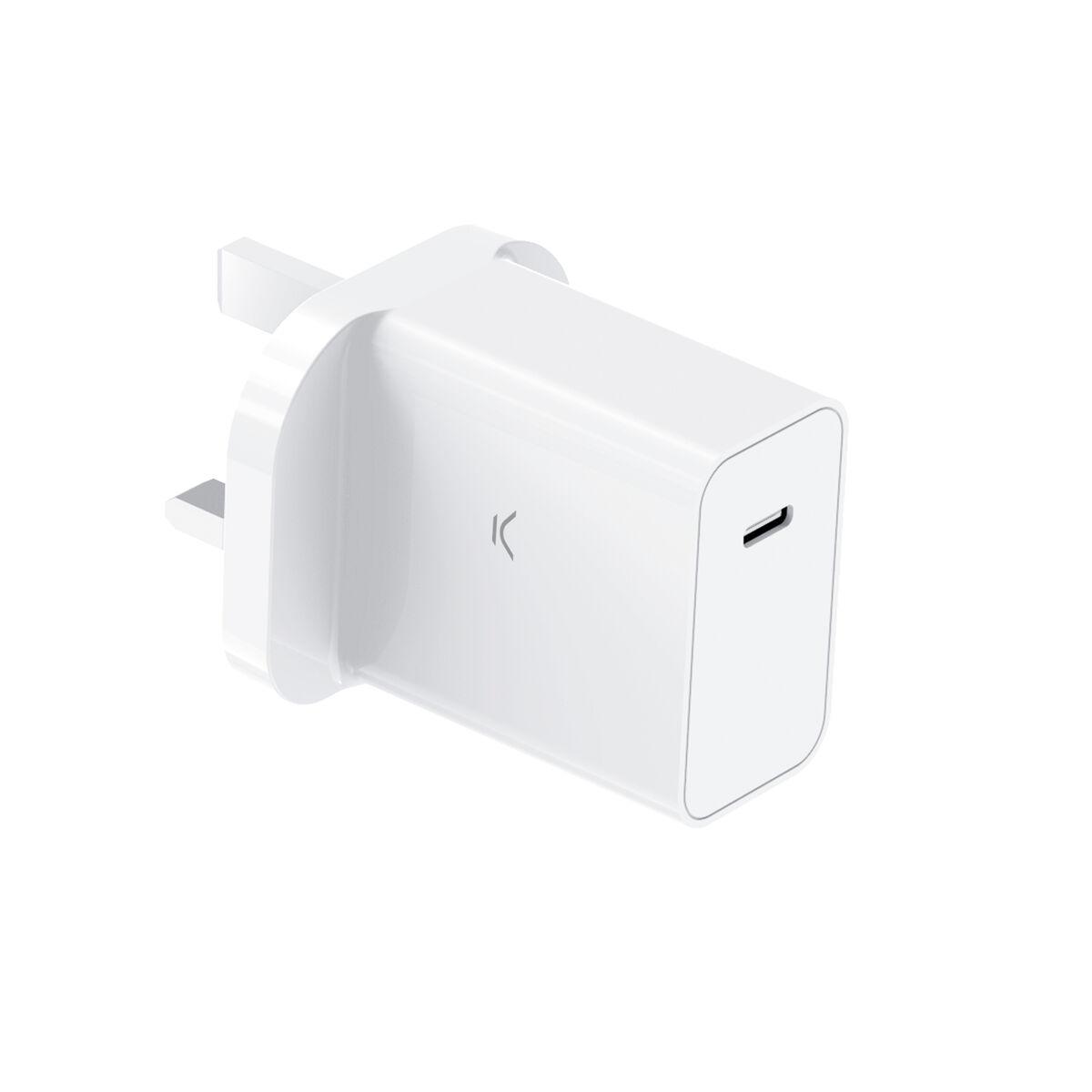 Carregador de Parede KSIX PPS Branco 30 W