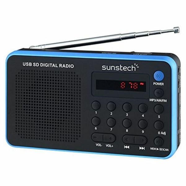 Rádio Portátil Sunstech RPDS32BL