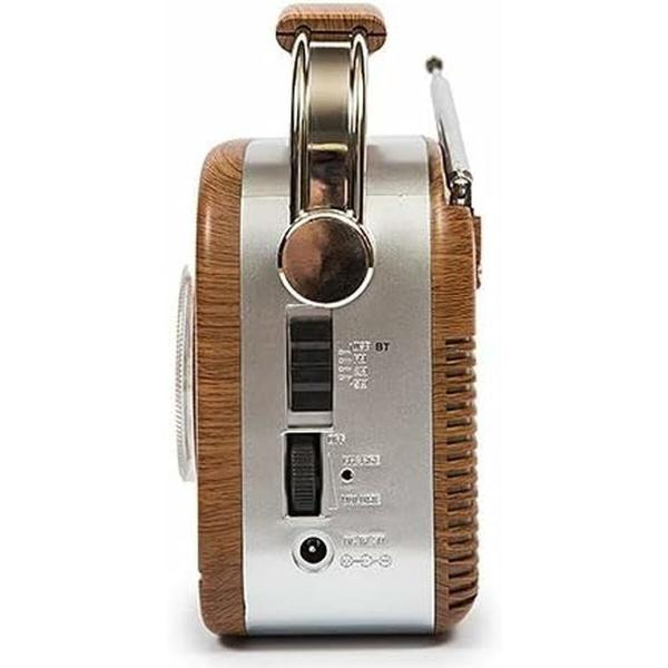 Rádio Portátil Bluetooth Kooltech Retro AM/FM