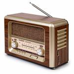 Rádio Portátil Bluetooth Kooltech Retro AM/FM