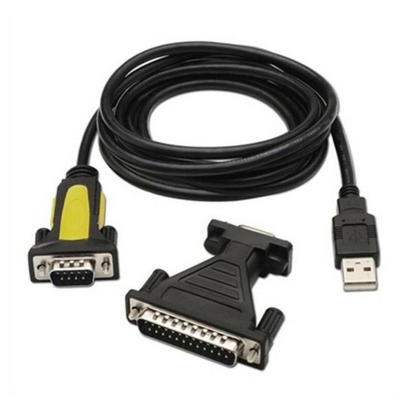 Adaptador USB para RS232 NANOCABLE 10.03.2002 1,8 m Preto