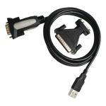 Adaptador USB para RS232 NANOCABLE 10.03.2002 1,8 m Preto