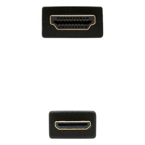 Cabo HDMI para Mini HDMI NANOCABLE 10.15.0902 1,8 m Preto