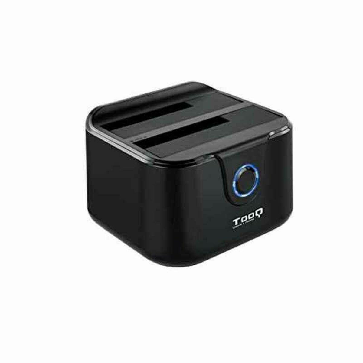 Dock Station Dual TooQ TQDS-802B 2.5" / 3.5" SATA USB 3.0 Preto