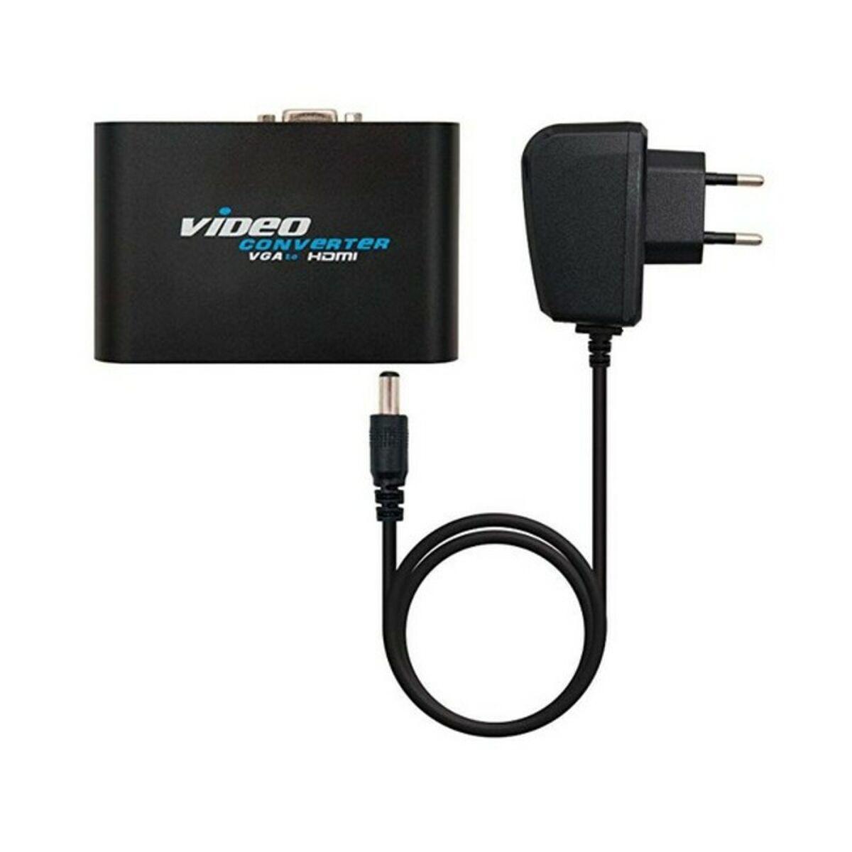 Adaptador VGA para HDMI com Áudio NANOCABLE 10.16.2101-BK