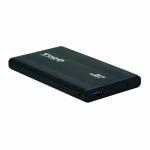 Caixa externa TooQ TQE-2524B 2.5" HD SATA III USB 3.0 Preto 2,5"
