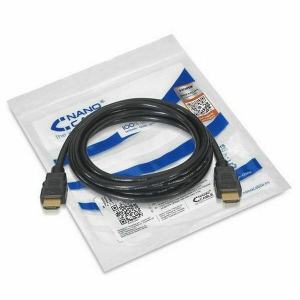 Cabo HDMI NANOCABLE HDMI V2.0, 1m Preto 1 m