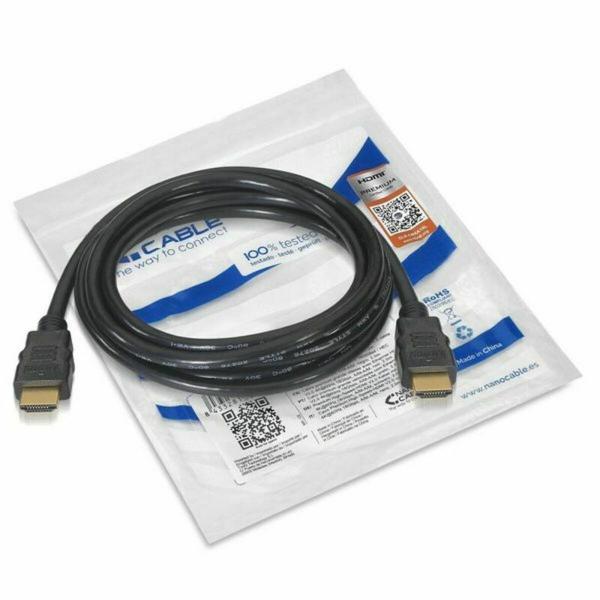 Cabo HDMI NANOCABLE HDMI V2.0, 1m Preto 1 m