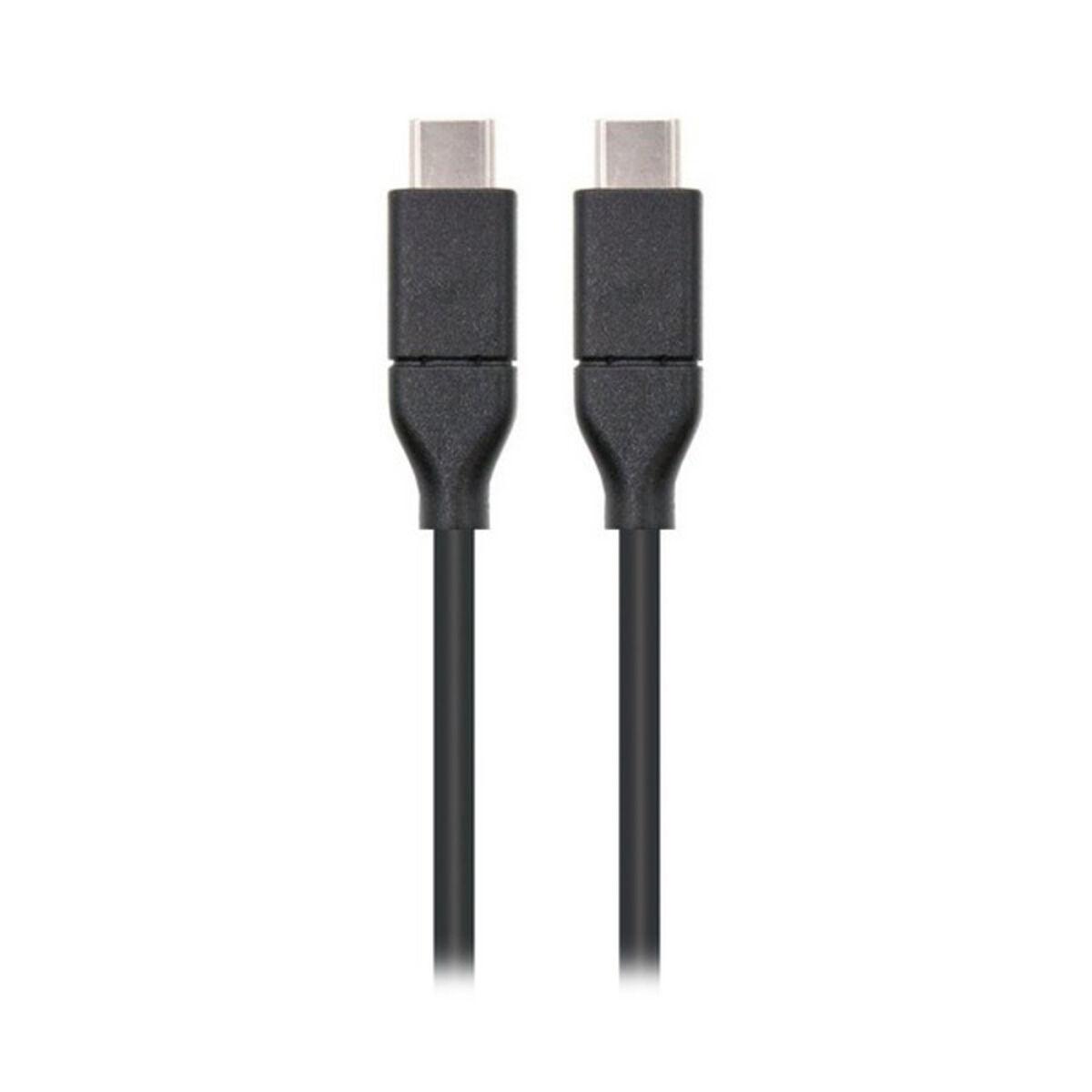 Cabo USB-C 3.1 NANOCABLE 10.01.4101 Preto (1 m)
