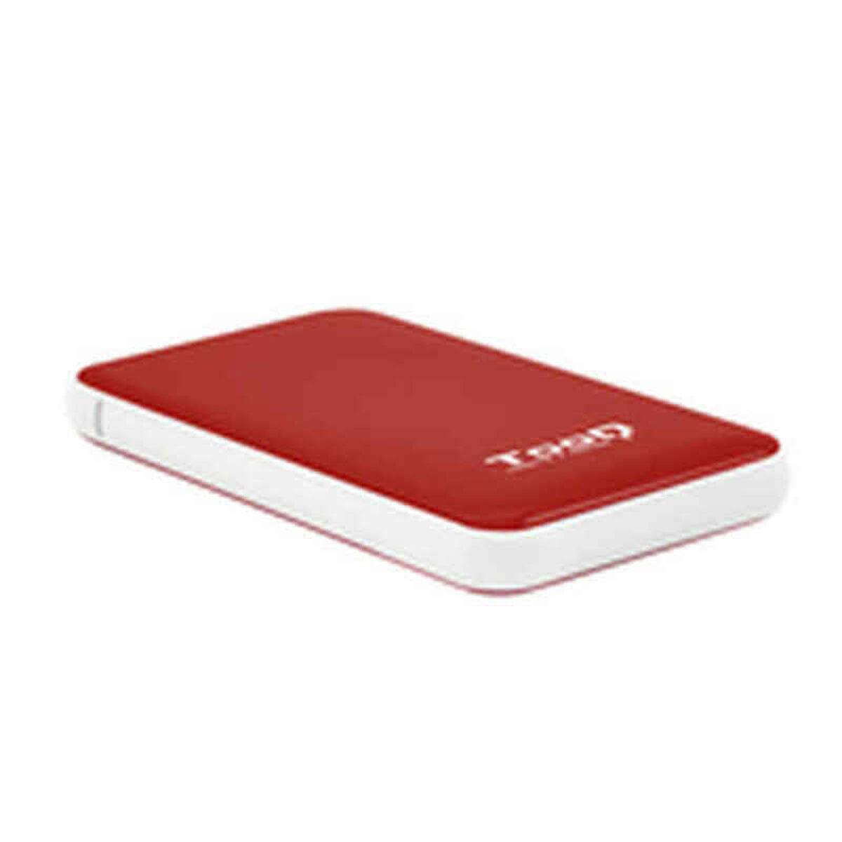 Caixa externa TooQ TQE-2528R 2,5" SATA USB 3.1 Vermelho