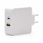 Carregador USB Parede TooQ TQWC-2SC03WT Branco 48 W