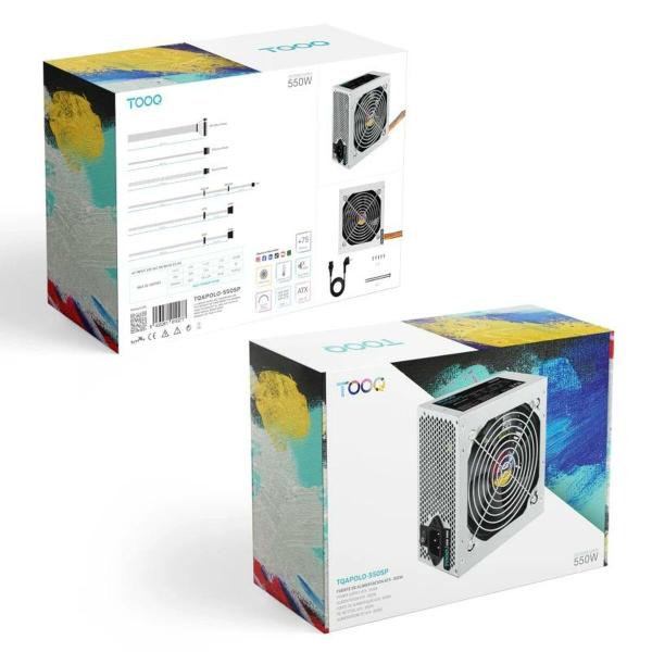 Fonte de Alimentação TooQ TQAPOLO-550SP 550 W
