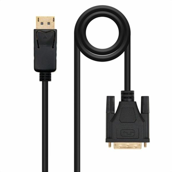 Adaptador DisplayPort para adaptador DVI NANOCABLE 10.15.4501 1 m Preto