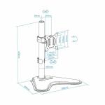 Suporte TV TooQ DB1701TN-B