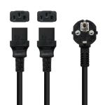 Cabo de Alimentação NANOCABLE 10.22.0100 Preto 1,8 m