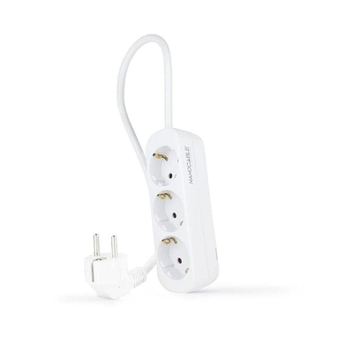 Entrelinha NANOCABLE 10.38.0003-NS Branco 3680 W (1,4 m)