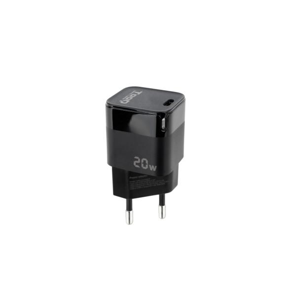 Carregador de Parede TooQ TQWC-PD20 Preto 20 W
