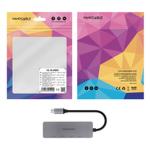 Hub USB NANOCABLE 10.16.4505 Cinzento