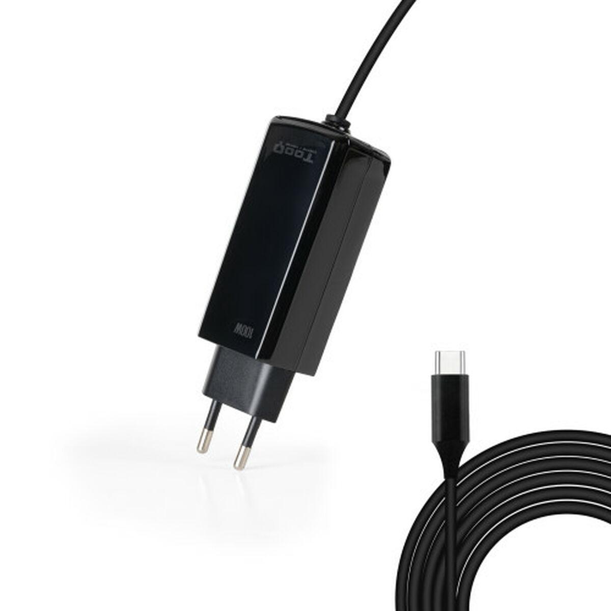 Carregador para Portátil TooQ GAN USB-C PD 100W Cúbico 100 W