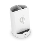 Carregador sem Fios com Suporte para Telemóveis MiniBatt PowerCUP Estojo Branco