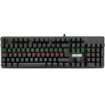 Teclado e Rato para Vídeojogos Woxter GM26-075 Preto