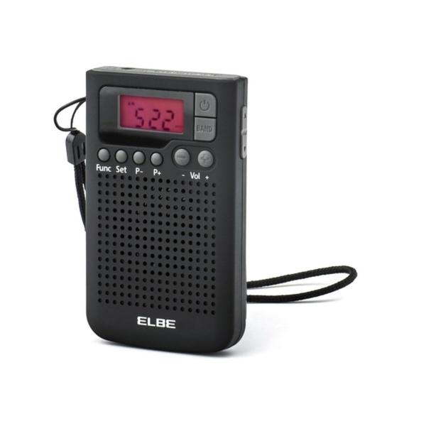 Rádio Transistor ELBE RF-93 AM/FM Preto