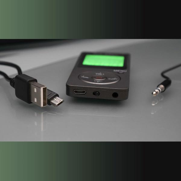 Rádio Portátil ELBE RF-95 Cinzento escuro Desportiva AM/FM