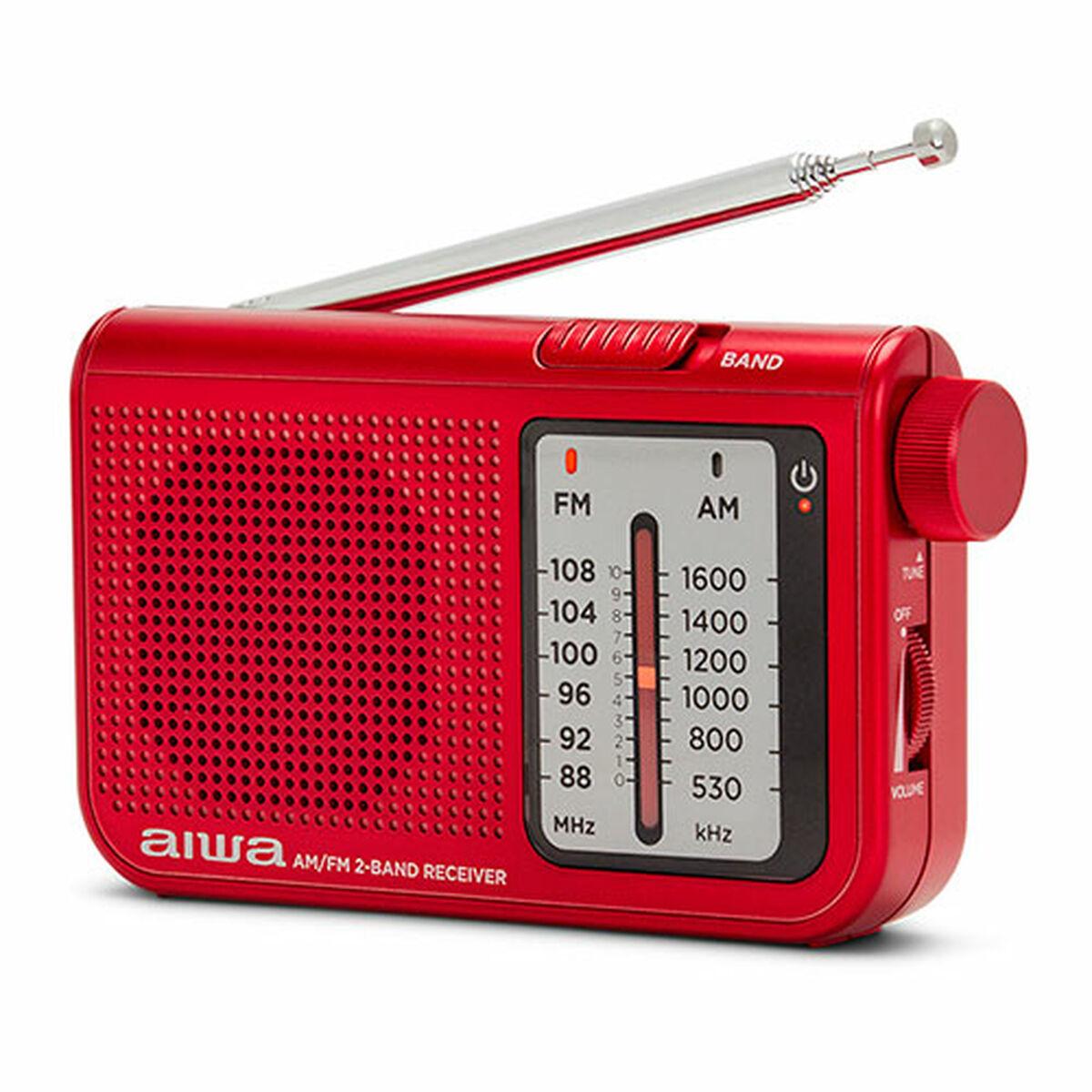 Rádio Portátil Aiwa RS55RD Vermelho