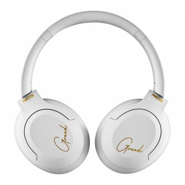 Auriculares Bluetooth com microfone NGS ARTICAGREEDWHITE Branco