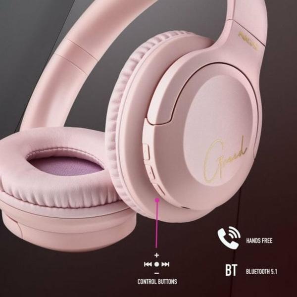 Auriculares Bluetooth NGS ARTICA CHILL TEAL Cor de Rosa (1 Unidade)