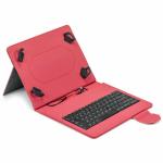 Estojo para iPad + Teclado Maillon Technologique MTKEYUSBRED Preto Vermelho Qwerty espanhol