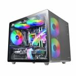 Caixa Semitorre ATX Mars Gaming MC400 Branco Preto