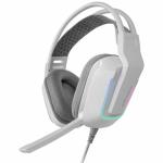 Auriculares com microfone para Vídeojogos Mars Gaming MH-Strike Branco
