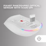 Rato Gaming Mars Gaming MMT3W Branco