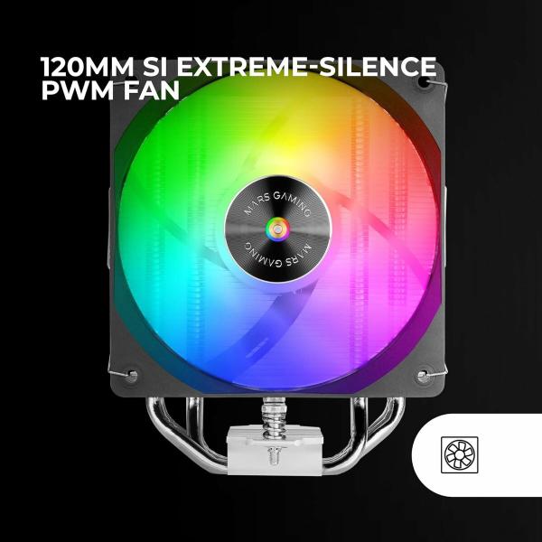 Ventilador de CPU Mars Gaming MCPUX4ARGB