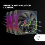 Ventilador de CPU Mars Gaming MF-LINKFINITYKIT2R