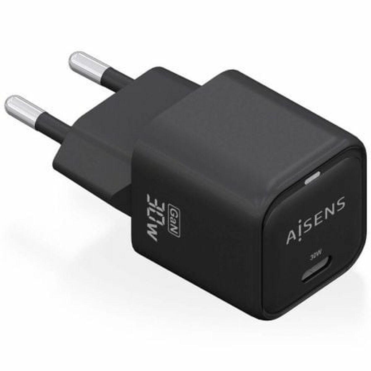 Carregador de Parede Aisens ASCH-30W1P019-BK Preto 33 W