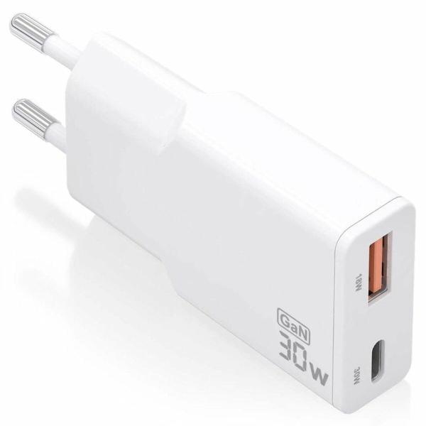 Carregador de Parede Aisens ASCH-30W2P046-W Branco 30 W