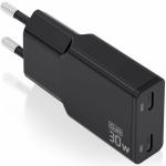 Carregador de Parede Aisens ASCH-30W2P049-BK Preto 30 W