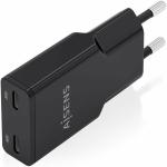 Carregador de Parede Aisens ASCH-30W2P049-BK Preto 30 W