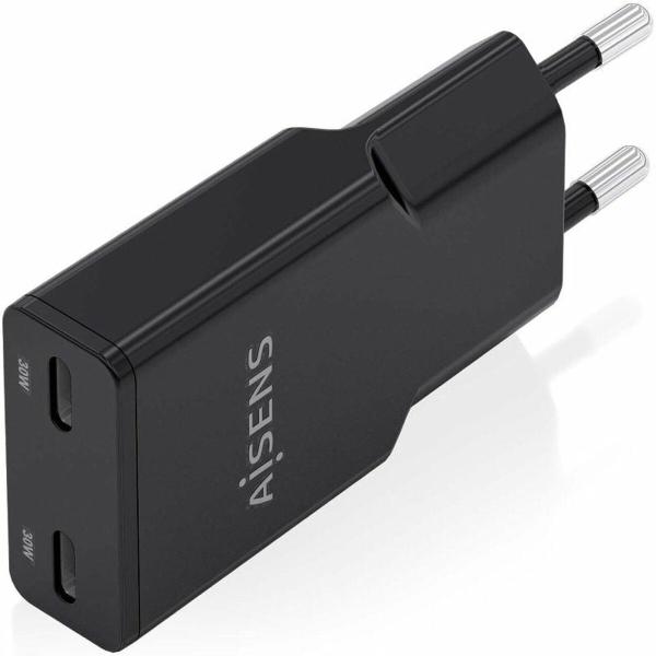 Carregador de Parede Aisens ASCH-30W2P049-BK Preto 30 W