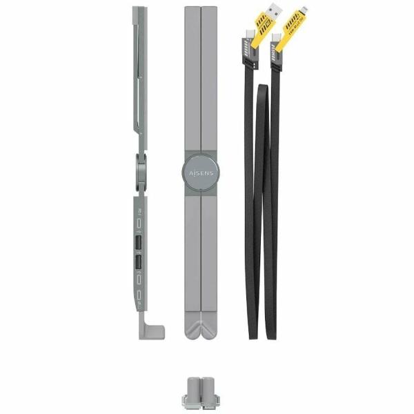 Suporte para laptop Aisens ASUC-4P021-GR