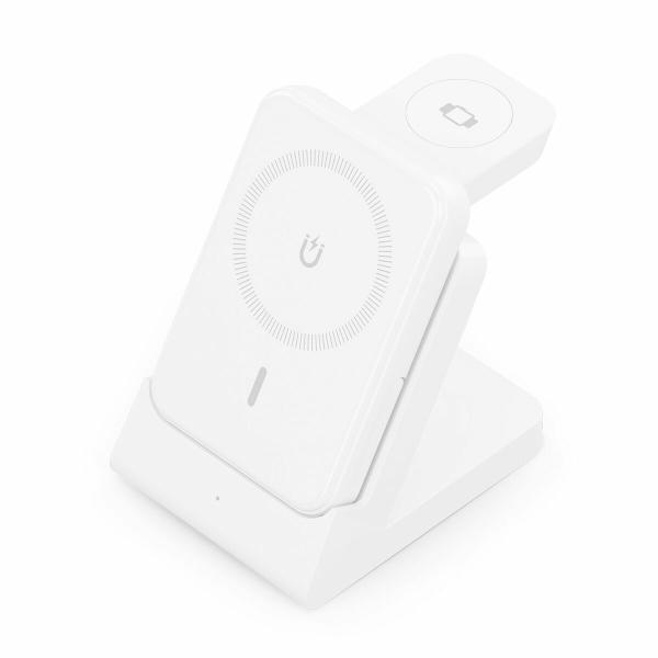 Carregador sem Fios Aisens 4IN1 15WACCS Branco