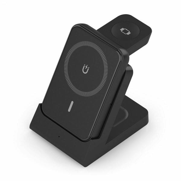 Carregador sem Fios Aisens USB-C 4IN1 15WACCS Preto 15 W 50 W